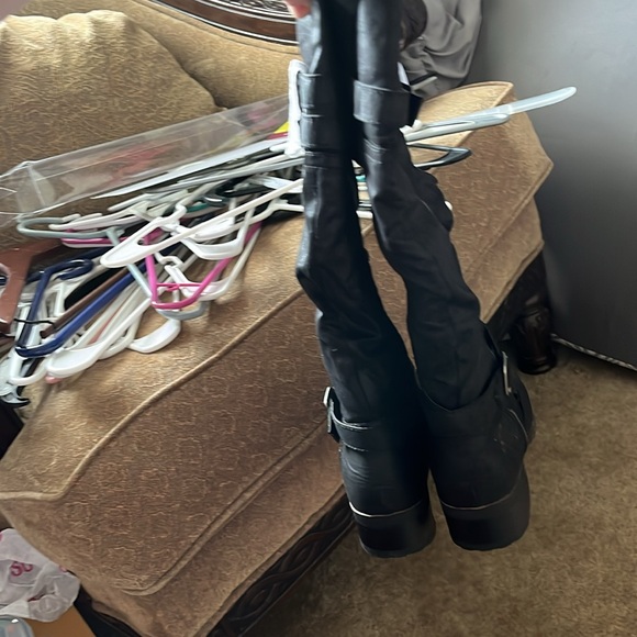 Black wide calf boots - Picture 5 of 6